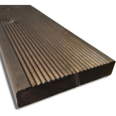SUNWOOD Pavimento Decking Pino Massello Nordico 28x145 mm, da 300 cm Antiscivolo per Esterno Impregnante Olio Protettivo WENGE SUNWOOD Pavimento Decking Pino Massello Nordico 28x145 mm, da 300 cm Antiscivolo per Esterno Impregnante Olio Protettivo WENGE