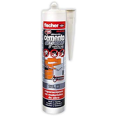 Fischer Cemento Express Grigio Scuro 310 ml Fischer Cemento Express Grigio Scuro 310 ml