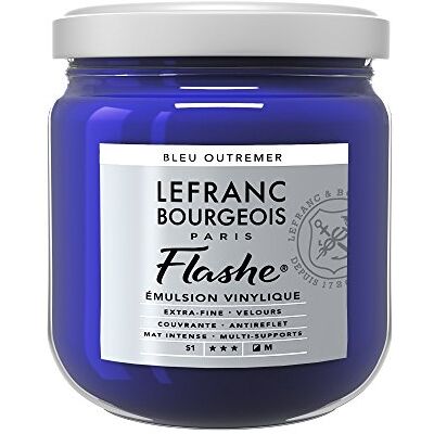 Lefranc Bourgeois LB ACRILICO FLASHE 400ML BLU ULTRAMARINO Lefranc Bourgeois LB ACRILICO FLASHE 400ML BLU ULTRAMARINO