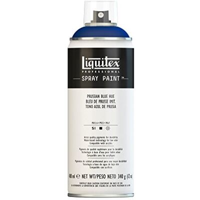 Liquitex Vernice Spray Professionale A Base D'acqua, Blu Di Prussia Imitazione, 400ml, 1 Pezzo Liquitex Vernice Spray Professionale A Base D'acqua, Blu Di Prussia Imitazione, 400ml, 1 Pezzo