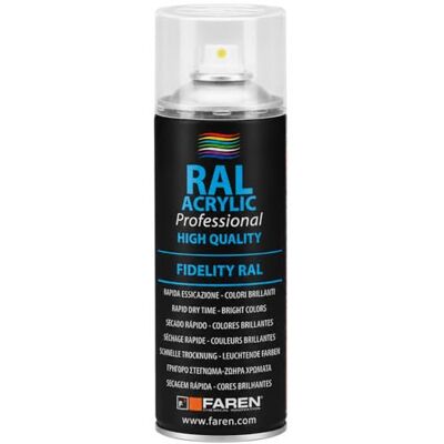 FAREN RAL ACRYLIC, Vernice spray Acrilica 100%, Smalto FIDELITY RAL, Colori Brillanti a Rapida Essiccazione, 400ml (1, RAL 9002 BIANCO GRIGIO) FAREN RAL ACRYLIC, Vernice spray Acrilica 100%, Smalto FIDELITY RAL, Colori Brillanti a Rapida Essiccazione, 400ml (1, RAL 9002 BIANCO GRIGIO)