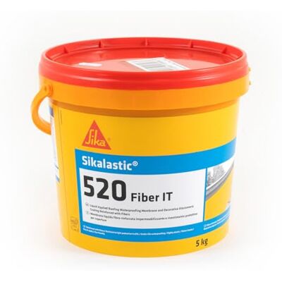 SIKA Membrana fibrorinforzata rapida lastic 520 Fiber IT, Bianco Perfetta sotto le piastrelle di balconi e bagni Applicazione veloce e protezione sicura 5kg SIKA Membrana fibrorinforzata rapida lastic 520 Fiber IT, Bianco Perfetta sotto le piastrelle di balconi e bagni Applicazione veloce e protezione sicura 5kg