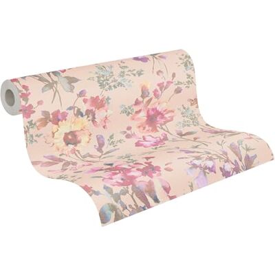 A.S. Création Livingwalls carta da parati TNT con motivo floreale in rosa, metallizzato, verde, rosa e giallo – Carta da parati floreale romantica 10,05 m x 0,53 m di COSMOPOLITAN – A.S. Création Livingwalls carta da parati TNT con motivo floreale in rosa, metallizzato, verde, rosa e giallo – Carta da parati floreale romantica 10,05 m x 0,53 m di COSMOPOLITAN –