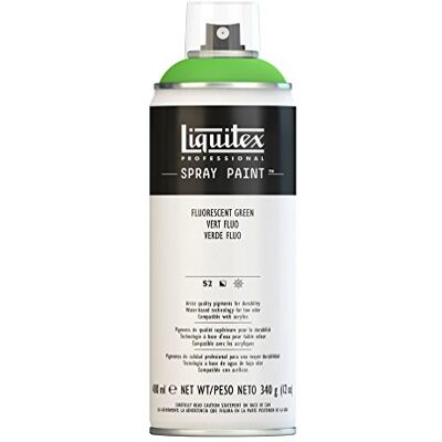 Liquitex 4450985 Vernice Spray Professionale A Base D'acqua, Verde Fluorescente, 400ml, 1 Pezzo Liquitex 4450985 Vernice Spray Professionale A Base D'acqua, Verde Fluorescente, 400ml, 1 Pezzo