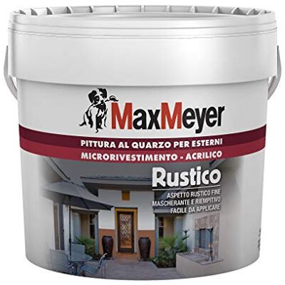 MAXMEYER - Pittura per esterni Quarzo Rustico - Bianco - Paint MAXMEYER - Pittura per esterni Quarzo Rustico - Bianco - Paint