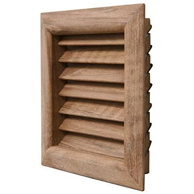 La Ventilazione Griglia di Ventilazione quadrata in legno teak, da incasso. Dimensioni 112x112 mm La Ventilazione Griglia di Ventilazione quadrata in legno teak, da incasso. Dimensioni 112x112 mm
