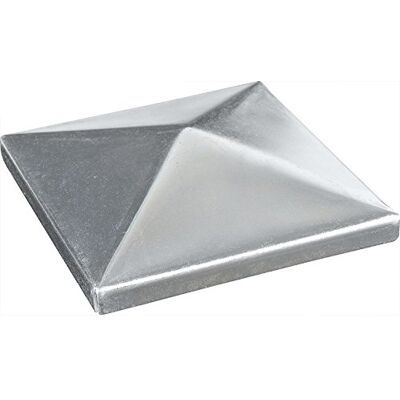 IBFM 398100 Tappo zincato per pali in legno, 100 x 100 mm, in acciaio zincato IBFM 398100 Tappo zincato per pali in legno, 100 x 100 mm, in acciaio zincato