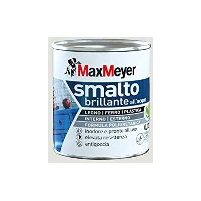 MAXMEYER - All'Acqua Poliuretanico Brillante - Bianco ghiaccio MAXMEYER - All'Acqua Poliuretanico Brillante - Bianco ghiaccio