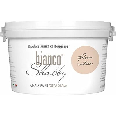 biancoshabby - Rosa Antico - 2.5 L - Extra opaca - Chalk paint biancoshabby - Rosa Antico - 2.5 L - Extra opaca - Chalk paint