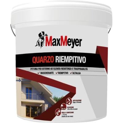 Maxmeyer - Pittura esterno quarzo - Bianco - Exterior Paint Maxmeyer - Pittura esterno quarzo - Bianco - Exterior Paint