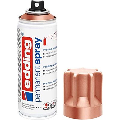 Edding 5200 Spray Permanente, Rame Prezioso Opaco, 200 Ml, Vernice Acrilica Premium per Dipingere e Decorare Vetro, Metallo, Legno, Ceramica, Plastica, Tela, Smalto Acrilico, Vernice Spray Edding 5200 Spray Permanente, Rame Prezioso Opaco, 200 Ml, Vernice Acrilica Premium per Dipingere e Decorare Vetro, Metallo, Legno, Ceramica, Plastica, Tela, Smalto Acrilico, Vernice Spray