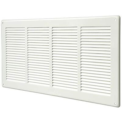 La Ventilazione GL4424RB Griglia di Ventilazione Rettangolare in lamiera verniciata bianca da Sovrapporre con rete antinsetti, dimensioni 440x240 mm. La Ventilazione GL4424RB Griglia di Ventilazione Rettangolare in lamiera verniciata bianca da Sovrapporre con rete antinsetti, dimensioni 440x240 mm.