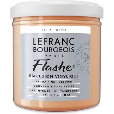 Lefranc Bourgeois LB ACRILICO FLASHE 125ML ROSA OCRE Lefranc Bourgeois LB ACRILICO FLASHE 125ML ROSA OCRE