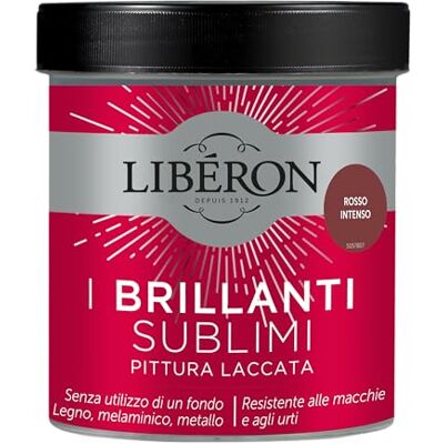 Libéron I Brillanti Sublimi Pittura Laccata Rosso Intenso 0.5 L Libéron I Brillanti Sublimi Pittura Laccata Rosso Intenso 0.5 L