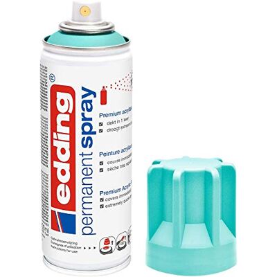 Edding 5200 Spray Permanente, Turchese Opulento Opaco, 200 Ml, Vernice Acrilica Premium per Dipingere e Decorare Vetro, Metallo, Legno, Ceramica, Plastica, Tela, Smalto Acrilico, Vernice Spray Edding 5200 Spray Permanente, Turchese Opulento Opaco, 200 Ml, Vernice Acrilica Premium per Dipingere e Decorare Vetro, Metallo, Legno, Ceramica, Plastica, Tela, Smalto Acrilico, Vernice Spray