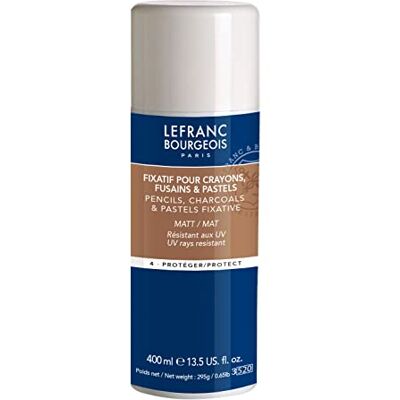 Lefranc Bourgeois Fissativo per pittura senza toluene aereo, 400 ml, opaco Lefranc Bourgeois Fissativo per pittura senza toluene aereo, 400 ml, opaco