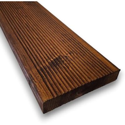 SUNWOOD Pavimento Decking Pino Massello Nordico 28x145 mm, da 300 cm Antiscivolo per Esterno Impregnante Olio Protettivo TEAK SUNWOOD Pavimento Decking Pino Massello Nordico 28x145 mm, da 300 cm Antiscivolo per Esterno Impregnante Olio Protettivo TEAK