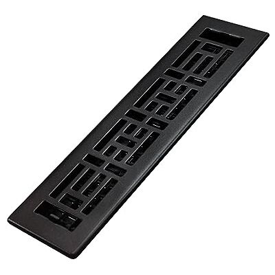 Decor Grates Registro per pavimenti orientale, 5 x 30 cm, nero testurizzato Decor Grates Registro per pavimenti orientale, 5 x 30 cm, nero testurizzato