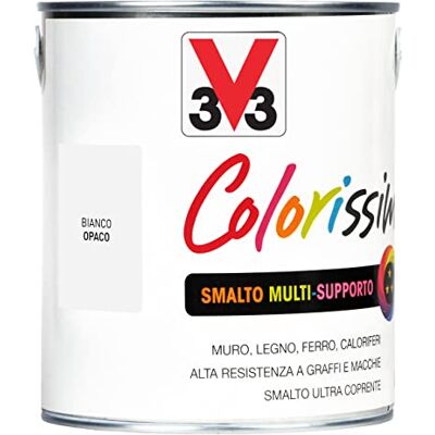 V33 Smalto Multisupporto Colorissim Bianco Opaco 2,5L V33 Smalto Multisupporto Colorissim Bianco Opaco 2,5L