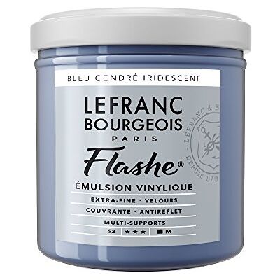 Lefranc Bourgeois LB ACRILICO FLASHE 125ML CENIZA AZUL IRIDISCENTE Lefranc Bourgeois LB ACRILICO FLASHE 125ML CENIZA AZUL IRIDISCENTE