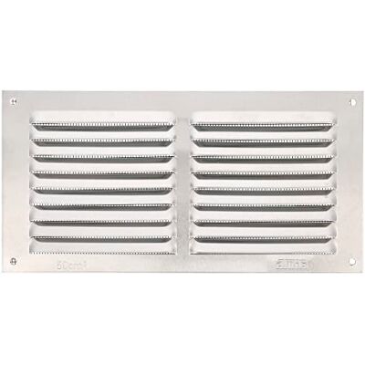 Amig Griglia Rettangolare in Alluminio con Zanzariera Griglie di Ventilazione per Uscita d'Aria Ideale per Soffitto di Cucina e Bagno Misure 100 x 200 MM Colore Argento Amig Griglia Rettangolare in Alluminio con Zanzariera Griglie di Ventilazione per Uscita d'Aria Ideale per Soffitto di Cucina e Bagno Misure 100 x 200 MM Colore Argento