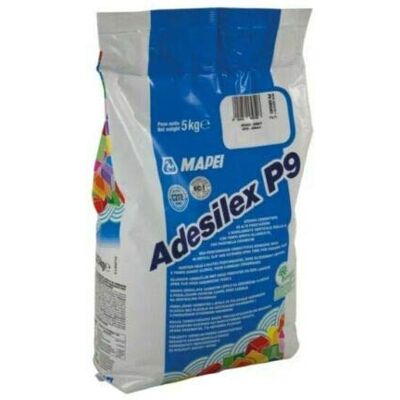 MAPEI Adesilex P9 Collante Adesivo Cementizio Piastrelle, Grigio, 5 Kg MAPEI Adesilex P9 Collante Adesivo Cementizio Piastrelle, Grigio, 5 Kg
