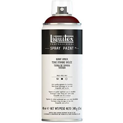 Liquitex Vernice Spray Professionale A Base D'acqua, Beige (Terra D'Ombra Bruciata), 400ml, 1 Pezzo Liquitex Vernice Spray Professionale A Base D'acqua, Beige (Terra D'Ombra Bruciata), 400ml, 1 Pezzo