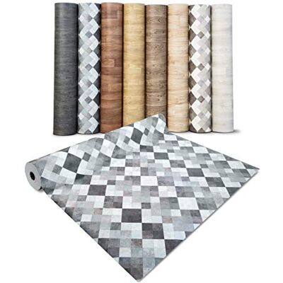 casa pura Pavimento PVC Rivestimento Pavimento Finto Legno, Parquet Copri Pavimento Vinilico a Rotolo, Su Misura 100x250 cm Mosaico pietra casa pura Pavimento PVC Rivestimento Pavimento Finto Legno, Parquet Copri Pavimento Vinilico a Rotolo, Su Misura 100x250 cm Mosaico pietra