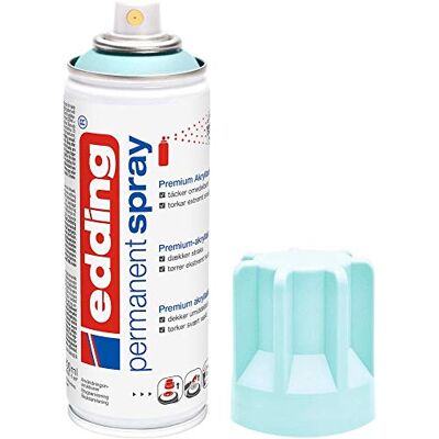 Edding 5200 Spray Permanente, Blu Pastello Opaco, 200 Ml, Vernice Acrilica Premium per Dipingere e Decorare Vetro, Metallo, Legno, Ceramica, Plastica, Tela, Smalto Acrilico, Vernice Spray Edding 5200 Spray Permanente, Blu Pastello Opaco, 200 Ml, Vernice Acrilica Premium per Dipingere e Decorare Vetro, Metallo, Legno, Ceramica, Plastica, Tela, Smalto Acrilico, Vernice Spray