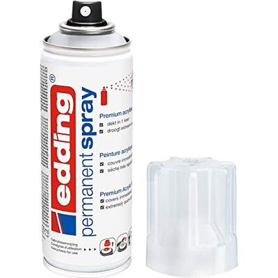 Edding 5200 Spray Permanente Lacca Trasparente, Transparente Lucido, 200 Ml, Vernice Acrilica Fissante Lucida, per Sigillare e Proteggere La Vernice, Smalto Acrilico Trasparente Edding 5200 Spray Permanente Lacca Trasparente, Transparente Lucido, 200 Ml, Vernice Acrilica Fissante Lucida, per Sigillare e Proteggere La Vernice, Smalto Acrilico Trasparente