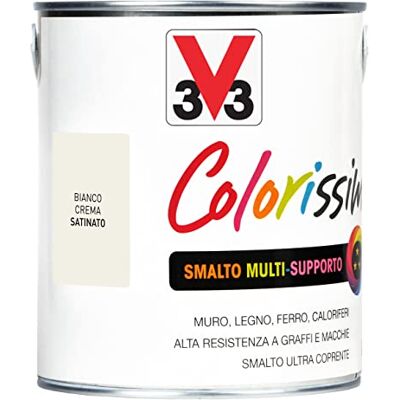 V33 Smalto Multisupporto Colorissim Bianco Crema 2,5 L V33 Smalto Multisupporto Colorissim Bianco Crema 2,5 L