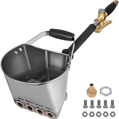 VEVOR Spruzzatore a spruzzo per stucco a 4 getti, 3 Hp, per malta cementizia, per pittura murale, cemento, spruzzatore manuale per pareti o soffitti VEVOR Spruzzatore a spruzzo per stucco a 4 getti, 3 Hp, per malta cementizia, per pittura murale, cemento, spruzzatore manuale per pareti o soffitti