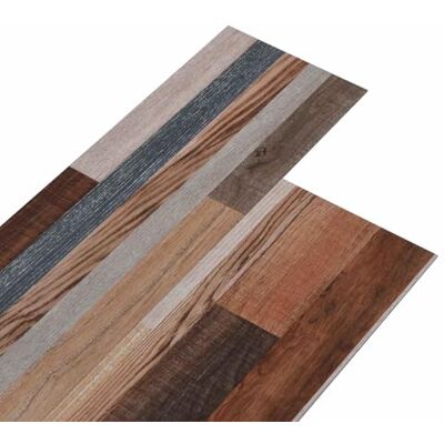 vidaXL Tavole per Pavimenti Multicolore 2,51 m² 18 pz PVC vidaXL Tavole per Pavimenti Multicolore 2,51 m² 18 pz PVC