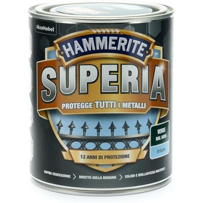 HAMMERITE Superia - Verde Brillante - 750 ml - Paint HAMMERITE Superia - Verde Brillante - 750 ml - Paint