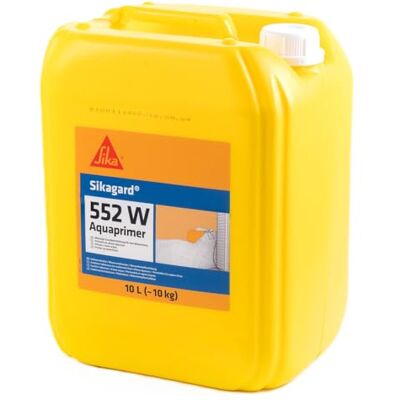 SIKA Primer all'acqua per muri gard-552W Aquaprimer 10L Base ideale per gesso e cemento Facile da applicare, traspirante e a basso impatto ambientale SIKA Primer all'acqua per muri gard-552W Aquaprimer 10L Base ideale per gesso e cemento Facile da applicare, traspirante e a basso impatto ambientale
