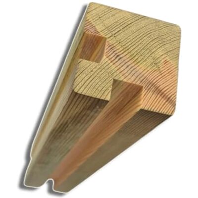 SUNWOOD Trave in Legno da 300 cm con Canale a L da 20x16 mm, sezione 7x7 cm, in Pino Impregnato SUNWOOD Trave in Legno da 300 cm con Canale a L da 20x16 mm, sezione 7x7 cm, in Pino Impregnato