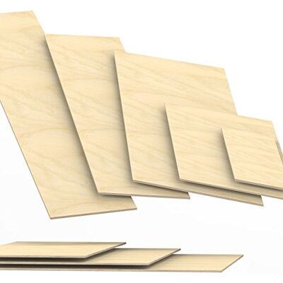 AUPROTEC 6,5mm legno compensato pannelli multistrati tagliati fino a 200cm: 110x40 cm AUPROTEC 6,5mm legno compensato pannelli multistrati tagliati fino a 200cm: 110x40 cm
