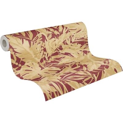 A.S. Création Livingwalls carta da parati TNT con motivo a foglie in rosso, oro e marrone – Carta da parati esotica giungla 10,05 m x 0,53 m di COSMOPOLITAN – A.S. Création Livingwalls carta da parati TNT con motivo a foglie in rosso, oro e marrone – Carta da parati esotica giungla 10,05 m x 0,53 m di COSMOPOLITAN –
