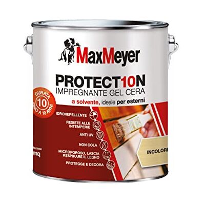 MAXMEYER - PROTECT10N - Incolore - 2.5 L - Impregnante legno MAXMEYER - PROTECT10N - Incolore - 2.5 L - Impregnante legno