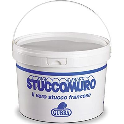 Gubra Stucco muro francese made in Italy 5kg Ideale su intonaci, serramenti, mobili, ghisa Essiccazione rapida Gubra Stucco muro francese made in Italy 5kg Ideale su intonaci, serramenti, mobili, ghisa Essiccazione rapida