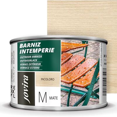 JOVIRA PINTURAS Vernice esterni. Decorare e abbellire tutti i tipi di legno per esterni, tavoli, sedie, mobili, barche e terrazze. (375 Millilitri, Opaco) JOVIRA PINTURAS Vernice esterni. Decorare e abbellire tutti i tipi di legno per esterni, tavoli, sedie, mobili, barche e terrazze. (375 Millilitri, Opaco)