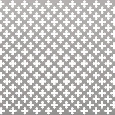 Alberts Lamiera forata, foro a croce, in alluminio anodizzato, 250 x 500 x 0,8 mm, set da 2 pezzi Alberts Lamiera forata, foro a croce, in alluminio anodizzato, 250 x 500 x 0,8 mm, set da 2 pezzi