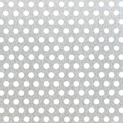 Alberts Lamiera forata, foratura rotonda, alluminio, naturale, 250 x 500 x 1,5 mm Alberts Lamiera forata, foratura rotonda, alluminio, naturale, 250 x 500 x 1,5 mm