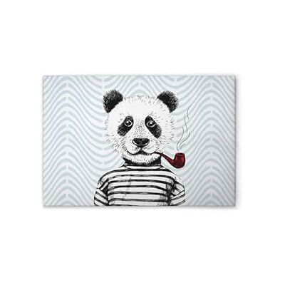 A.S. Création Stampa su tela, motivo panda colorato, colore: blu, bianco, 75 x 50 cm A.S. Création Stampa su tela, motivo panda colorato, colore: blu, bianco, 75 x 50 cm