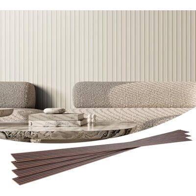 VEVOR Pannelli Acustici a Doghe in Legno, 8 Pezzi Pannelli Parete in Legno WPC con Accento per Pareti, Pannelli da Parete in Finto per Decorazioni e Ridurre Rumore, 2450 x 166 x 9 mm, Bianco Opaco VEVOR Pannelli Acustici a Doghe in Legno, 8 Pezzi Pannelli Parete in Legno WPC con Accento per Pareti, Pannelli da Parete in Finto per Decorazioni e Ridurre Rumore, 2450 x 166 x 9 mm, Bianco Opaco