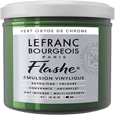 Lefranc Bourgeois LB ACRILICO FLASHE 125ML VERDE ÓXIDO DE CROMO Lefranc Bourgeois LB ACRILICO FLASHE 125ML VERDE ÓXIDO DE CROMO