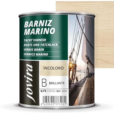 JOVIRA PINTURAS - Barniz Marino Brillante - 0.750 L JOVIRA PINTURAS - Barniz Marino Brillante - 0.750 L