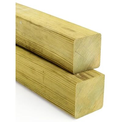 Gartenwelt Riegelsberger , palo in legno di pino impregnato, quadrato, 70 x 70 mm, altezza 170 cm, lisci su 4 lati, per edilizia e recinzioni in legno Gartenwelt Riegelsberger , palo in legno di pino impregnato, quadrato, 70 x 70 mm, altezza 170 cm, lisci su 4 lati, per edilizia e recinzioni in legno