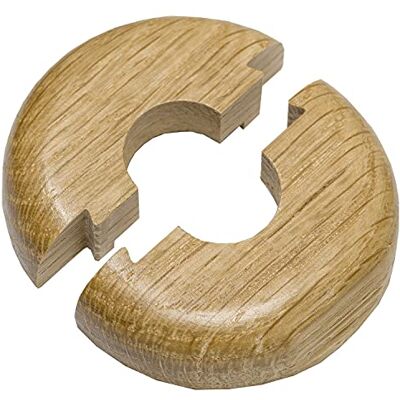 Unbekannt Rosetta per termosifone, in legno massiccio incolore, 15/50 mm, 1/4", tipo di legno: rovere laccato Unbekannt Rosetta per termosifone, in legno massiccio incolore, 15/50 mm, 1/4", tipo di legno: rovere laccato