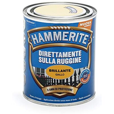 HAMMERITE - Direct to Rust - Giallo - 0.75 L - Paint HAMMERITE - Direct to Rust - Giallo - 0.75 L - Paint